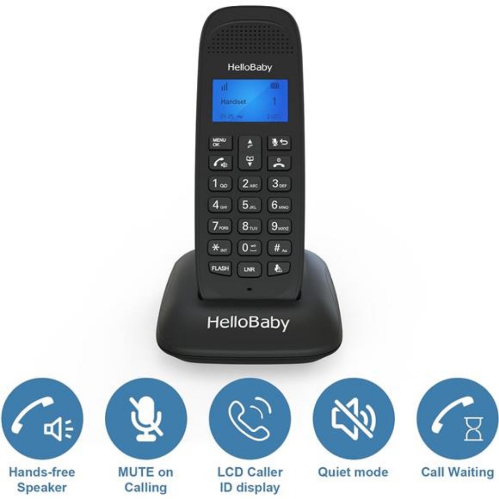 Cordless Phone With 2 Handsets Advanced Call Block Speaker Phone